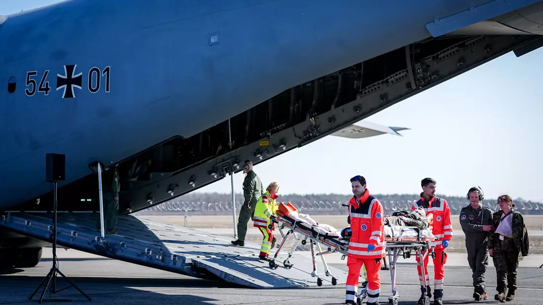 Übung «Medic Quadriga» der Bundeswehr - Bild: Kay Nietfeld/dpa