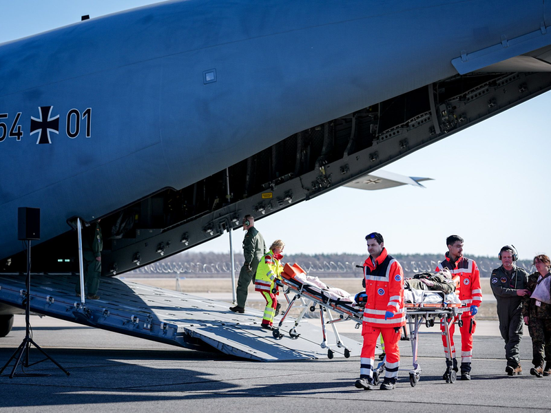 Übung «Medic Quadriga» der Bundeswehr - Foto: Kay Nietfeld/dpa