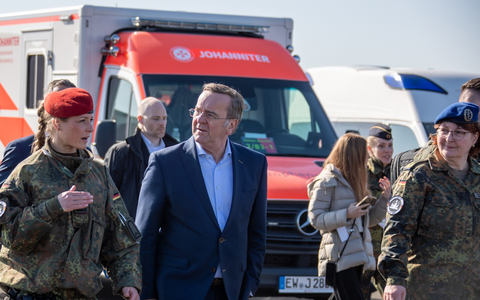 Übung Medic Quadriga 2026: Minister informiert sich am Hub Berlin über zivil-militärische Rettungskette - Foto: presseportal.de