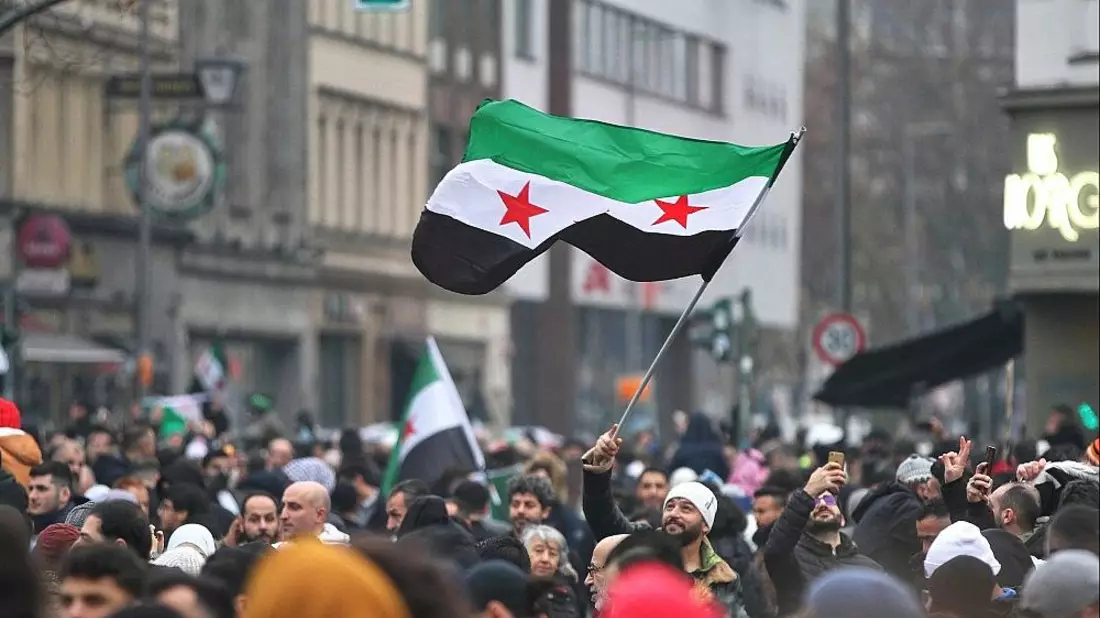 Syrer in Deutschland feiern den Sturz von Assad in Syrien (Archiv) - Bild: via dts Nachrichtenagentur