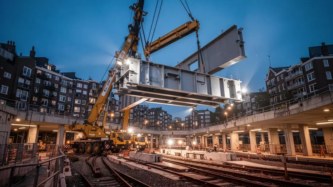 Bahn tauscht historische Brücke an der Hamburger Sternschanze aus - Bild: über boerse-global.de