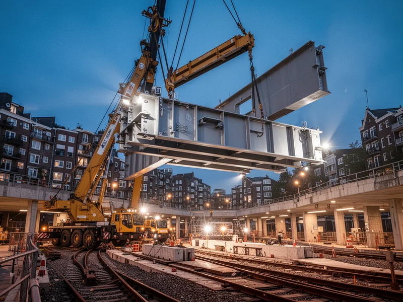 Bahn tauscht historische Brücke an der Hamburger Sternschanze aus - Foto: über boerse-global.de