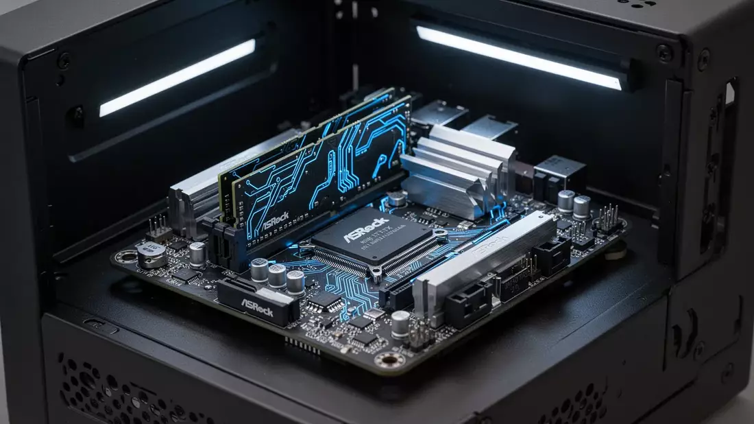 ASRock: 256 GB RAM bei 7400 MT/s auf Mini-ITX-Mainboard - Bild: über boerse-global.de