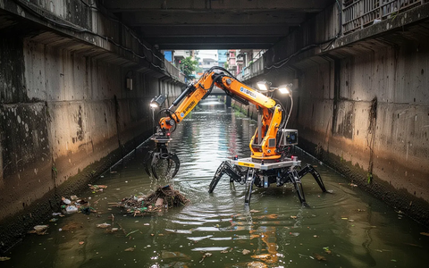 G-SPIDER: KI-Roboter reinigt Kanäle und schützt Arbeiter - Foto: über boerse-global.de