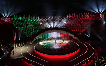 Die Eröffnungsfeier der Paralympics begann mit einer Ode an Gastgeber Italien. - Foto: Luca Bruno/AP/dpa
