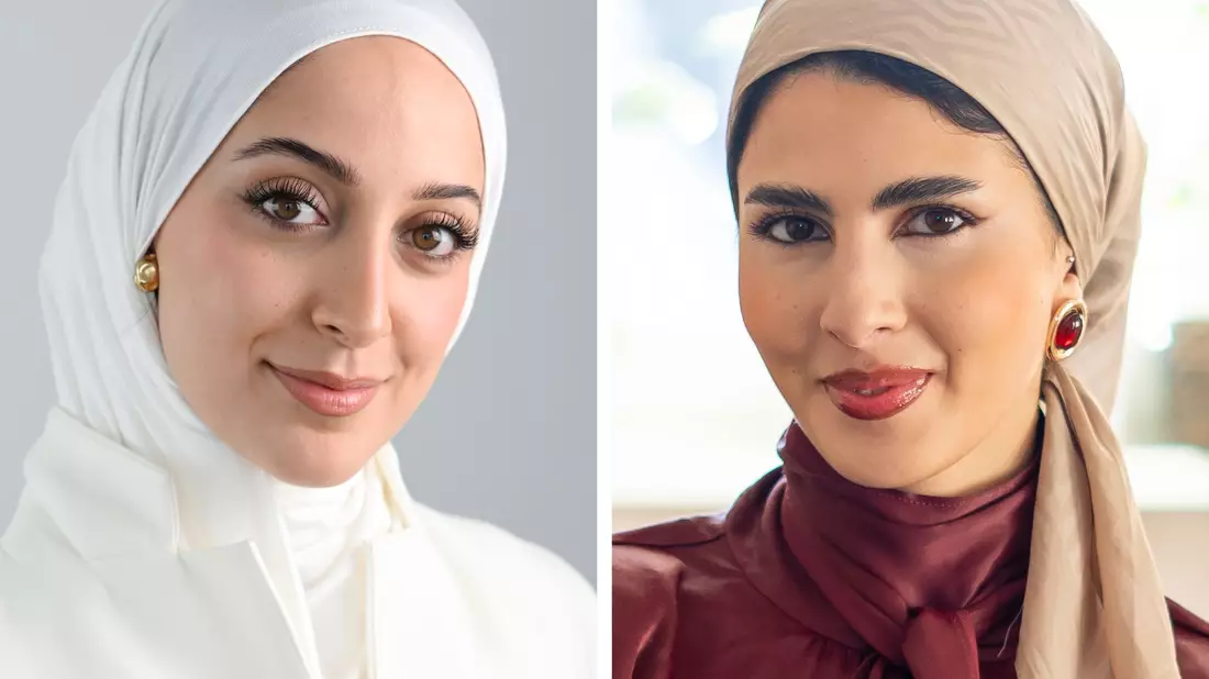 Büsra Sayed (l) und Amina Ben Bouzid wollen «Miss Germany» werden. - Bild: Jens Kalaene/Andreas Arnold/dpa