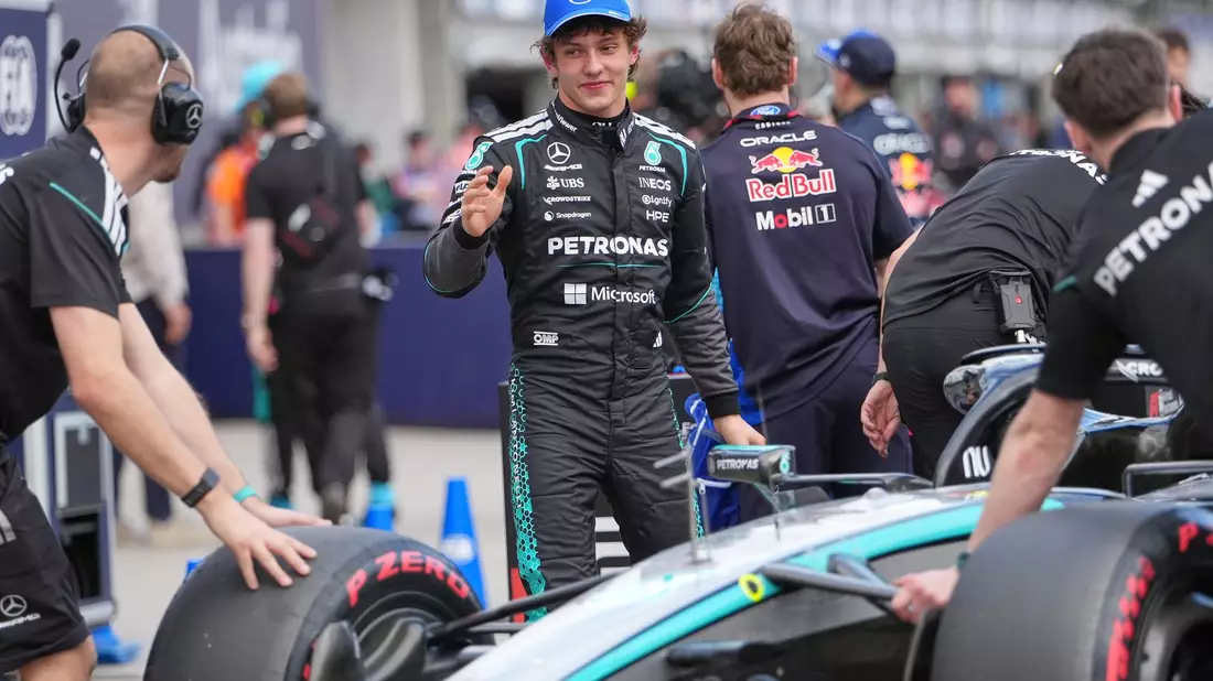 Kimi Antonelli: Erst ein Unfall, dann Startplatz zwei. - Bild: Asanka Brendon Ratnayake/AP/dpa