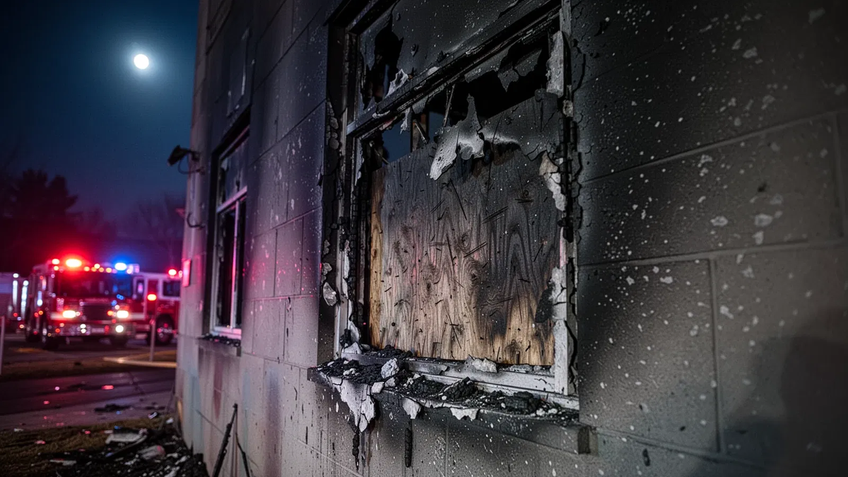 Brand in Uetzer Unterkunft: Ein Bewohner schwer verletzt - Foto: über boerse-global.de