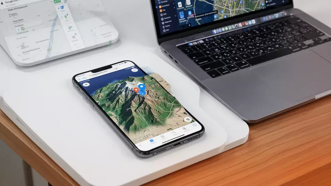 Google Earth: iOS-App wird zum mobilen Arbeitswerkzeug - Bild: über boerse-global.de