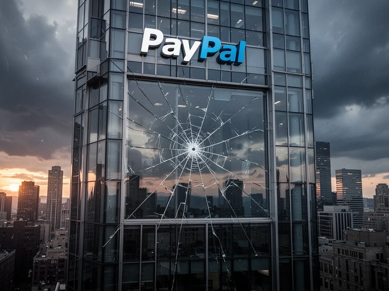 PayPal: Absturz aus S&P 100 und Klagewelle nach Aktien-Crash - Foto: über boerse-global.de