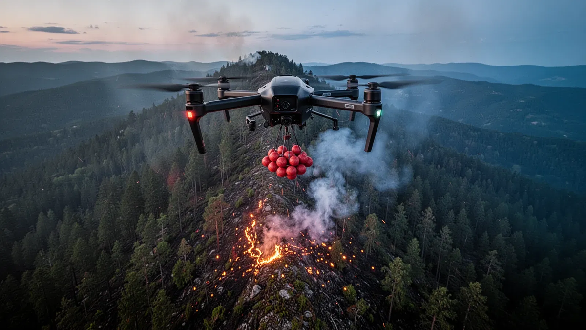 KI-Drohnen bekämpfen Waldbrände autonom - Foto: über boerse-global.de