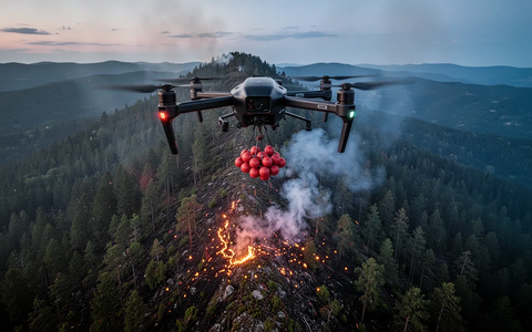 KI-Drohnen bekämpfen Waldbrände autonom - Foto: über boerse-global.de