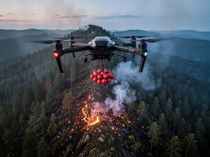 KI-Drohnen bekämpfen Waldbrände autonom - Foto: über boerse-global.de