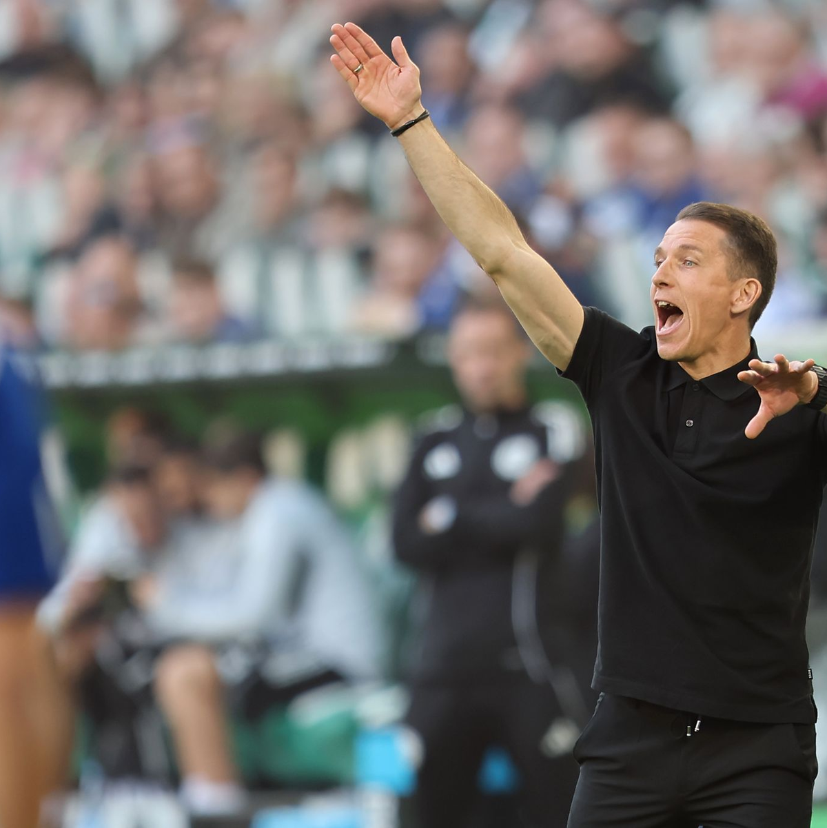 Nicht mehr Cheftrainer des VfL Wolfsburg: Daniel Bauer.  - Foto: Andreas Gora/dpa