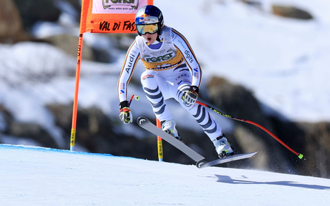 Emma Aicher erlebte einen enttäuschenden Abschluss in Val di Fassa. - Foto: Luciano Bisi/AP/dpa