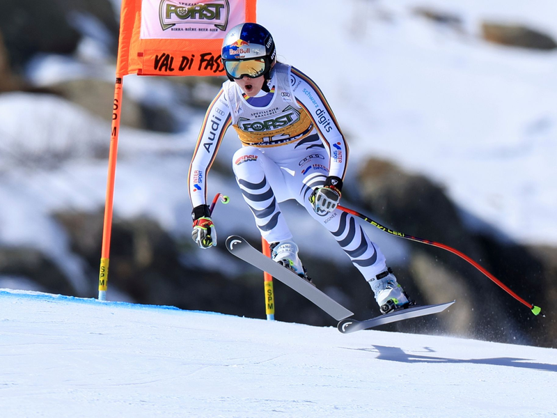 Emma Aicher erlebte einen enttäuschenden Abschluss in Val di Fassa. - Foto: Luciano Bisi/AP/dpa