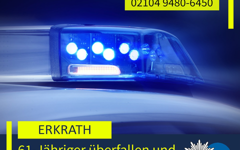 POL-ME: 61-Jähriger von zwei Jugendlichen beraubt und mit Pfefferspray angegriffen - 2603044 - Foto: presseportal.de