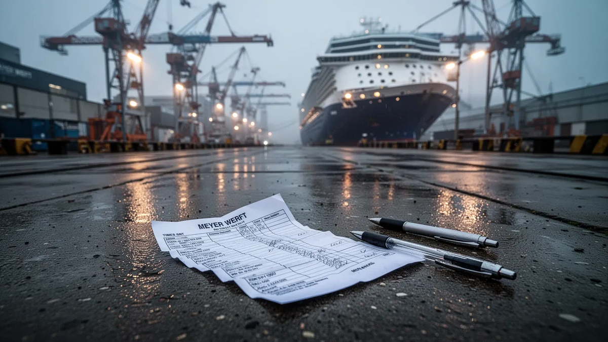 Meyer Werft: Gericht entscheidet über Kündigungen wegen Arbeitszeitbetrugs - Foto: über boerse-global.de