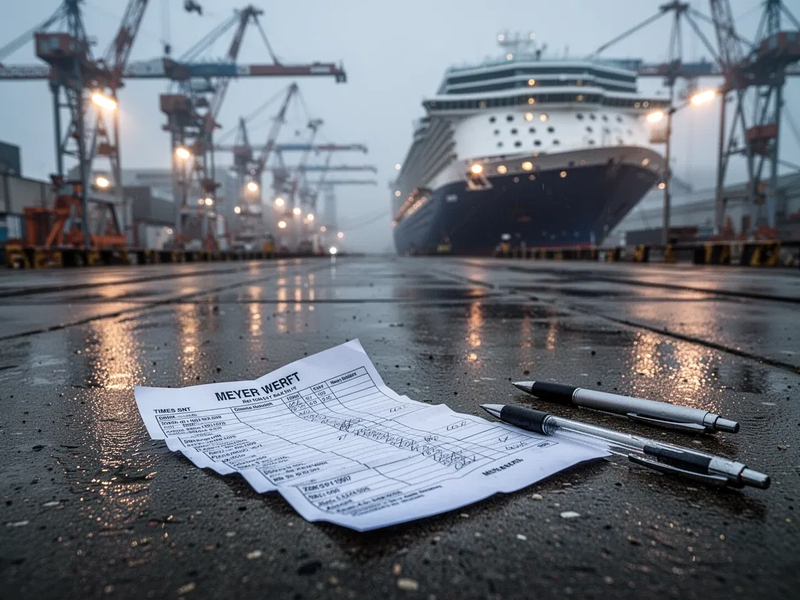 Meyer Werft: Gericht entscheidet über Kündigungen wegen Arbeitszeitbetrugs - Foto: über boerse-global.de