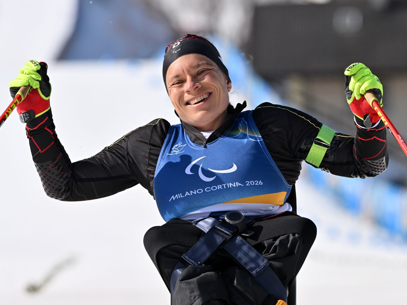 Zweites Rennen, zweite Medaille für Anja Wicker.  - Foto: Martin Schutt/dpa