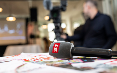 Das Medienhaus SRG, zum dem auch das SRF gehört, kann aufatmen.  - Foto: Alessandro Della Valle/KEYSTONE/dpa