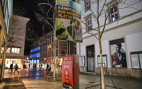 Wahlplakate zur Landtagswahl von CDU und SPD in Baden-Württemberg (Archiv) - Foto: via dts Nachrichtenagentur