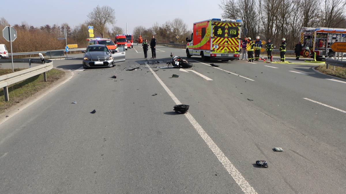 POL-HX: 2 Motorradfahrer bei Verkehrsunfall verstorben - Foto: presseportal.de