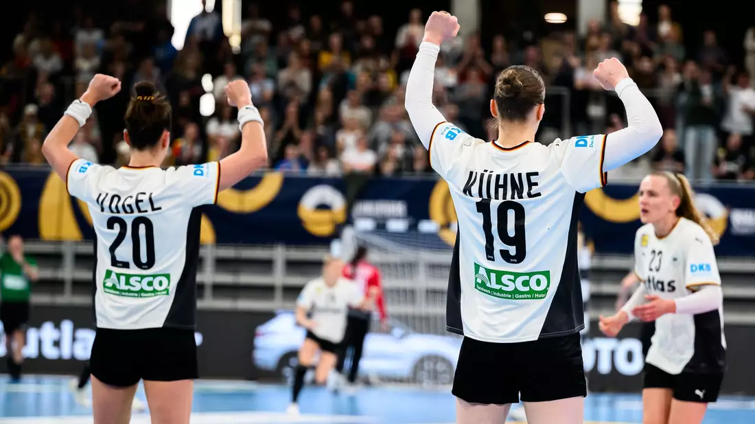 Die deutschen Handballerinnen haben mit einem Sieg gegen Slowenien vorzeitig das EM-Ticket gelöst. - Bild: Marco Wolf/dpa