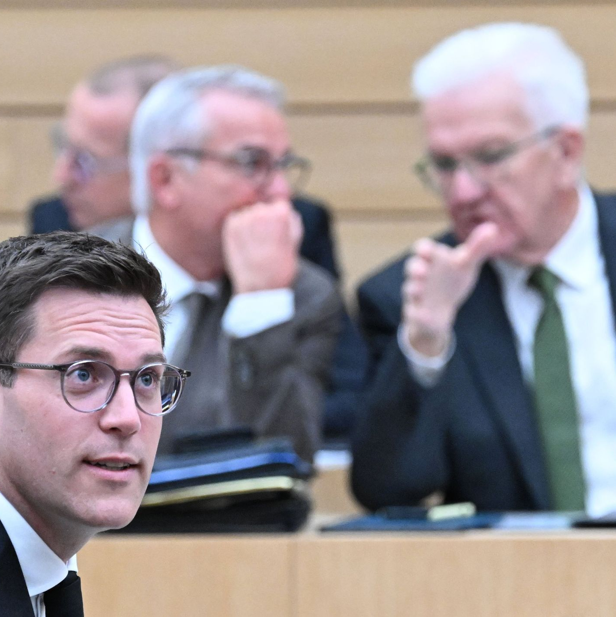 Hagel meinte einst, das Erbe von Kretschmann sei bei ihm in guten Händen. - Foto: Bernd Weißbrod/dpa