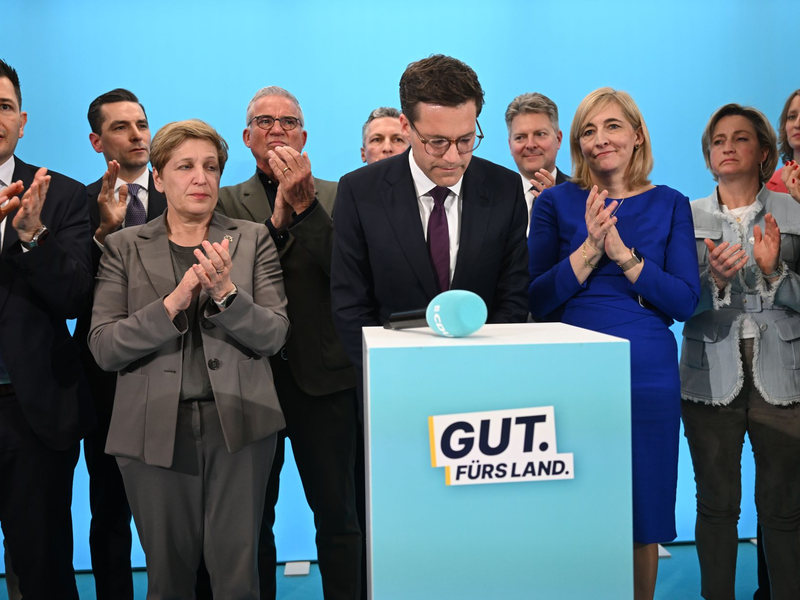 Hagel sieht sich verantwortlich für das Ergebnis der CDU. - Foto: Marijan Murat/dpa