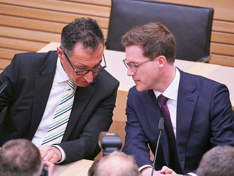 Cem Özdemir und Manuel Hagel am 08.03.2026 - Foto: via dts Nachrichtenagentur