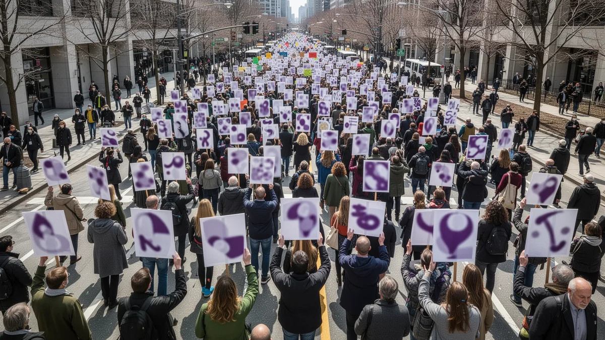 Zehntausende demonstrieren für Frauenrechte zum Weltfrauentag - Foto: über boerse-global.de