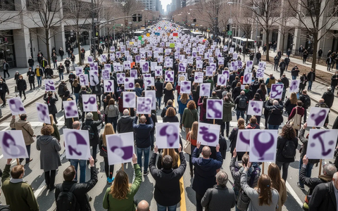 Zehntausende demonstrieren für Frauenrechte zum Weltfrauentag - Foto: über boerse-global.de