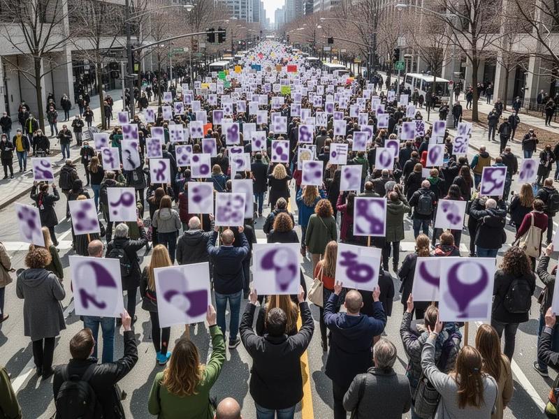 Zehntausende demonstrieren für Frauenrechte zum Weltfrauentag - Foto: über boerse-global.de