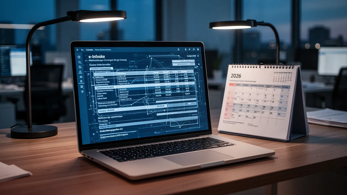 E-Rechnung: Deutsche Unternehmen starten 2026 in die heiße Phase - Foto: über boerse-global.de