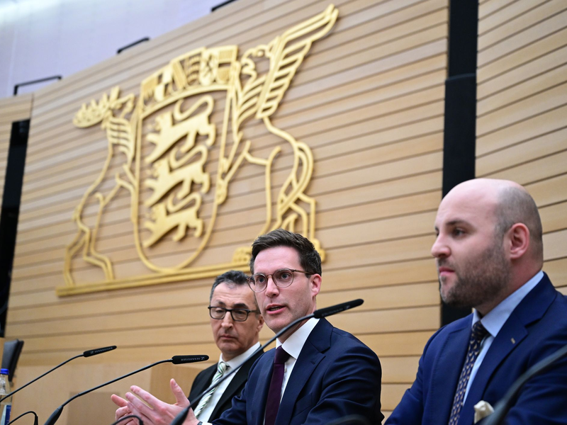 Im Landtag dürfte die AfD nun stärkste Oppositionskraft werden.  - Foto: Bernd Weißbrod/dpa