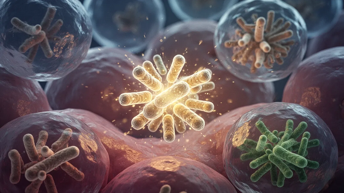 Darmbakterien programmieren Fettzellen zum Verbrennen um - Foto: über boerse-global.de