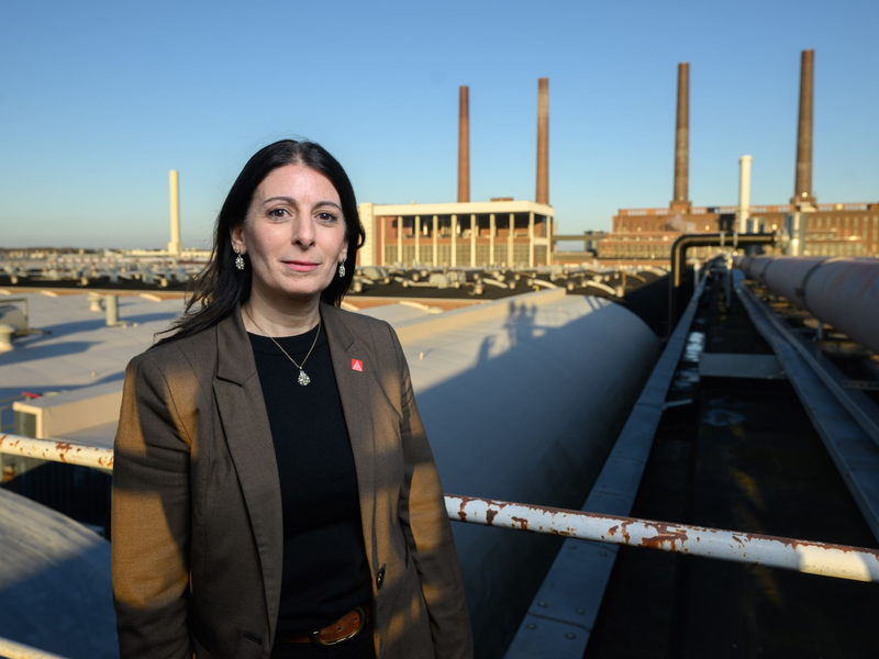 In Wolfsburg aufgewachsen, heute eine der einflussreichsten Arbeitnehmervertreterinnen der deutschen Industrie: Daniela Cavallo. - Foto: Julian Stratenschulte/dpa