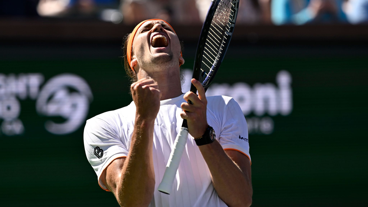 Steht im Achtelfinale von Indian Wells: Alexander Zverev. - Foto: Charles Baus/CSM via ZUMA Press Wire/dpa