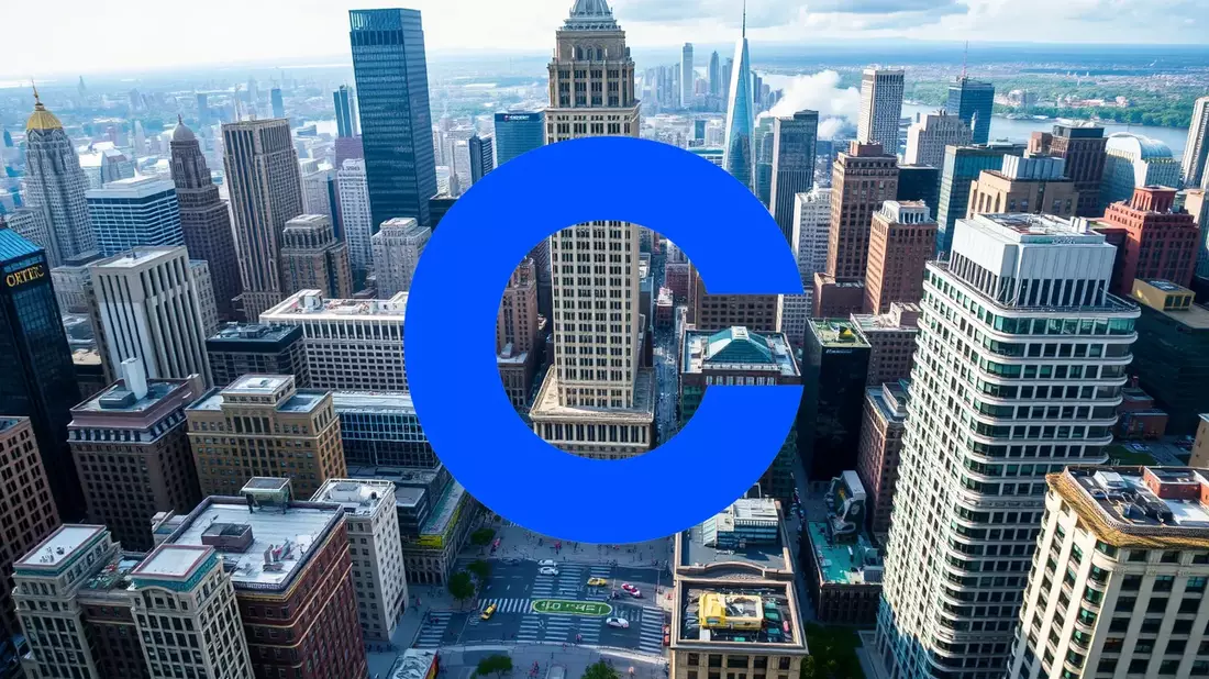 Coinbase: La estrategia de expansión que redefine su futuro bursátil Illustration mit AI erstellt übermittelt durch boerse-global.de