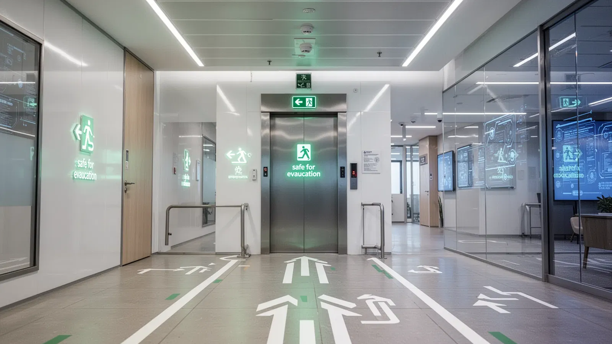 DIN EN 81-76 und KI revolutionieren die Evakuierung in Unternehmen - Foto: über boerse-global.de