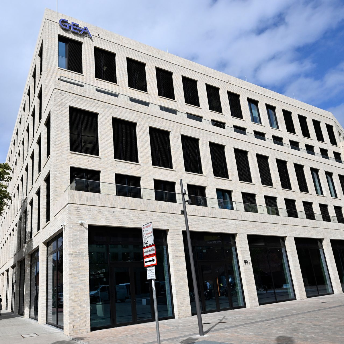 Maschinenbauer Gea: Unternehmenszentrale in Düsseldorf. (Archivbild) - Foto: Roberto Pfeil/dpa