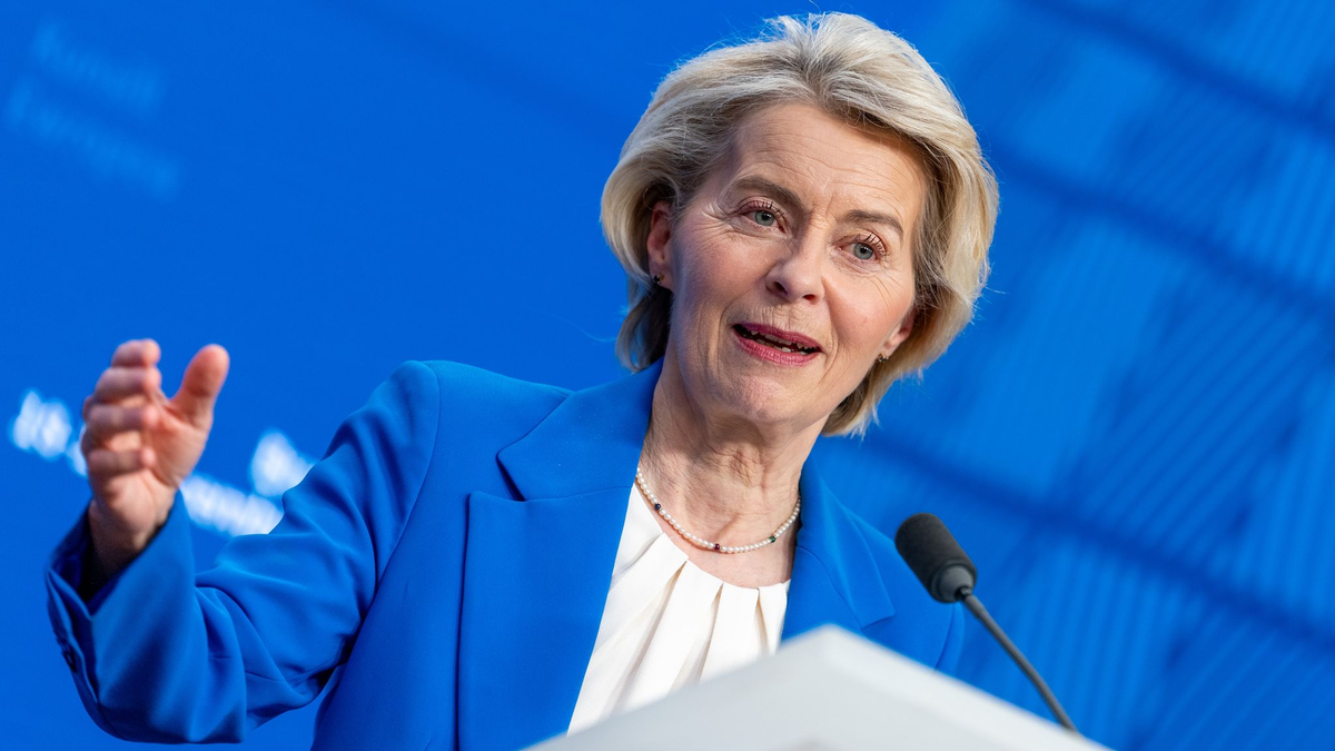 «Die Idee, dass wir uns einfach zurückziehen und aus dieser chaotischen Welt verabschieden können, ist nichts als ein Trugschluss», sagte Ursula von der Leyen. (Archivbild) - Foto: Michael Kappeler/dpa
