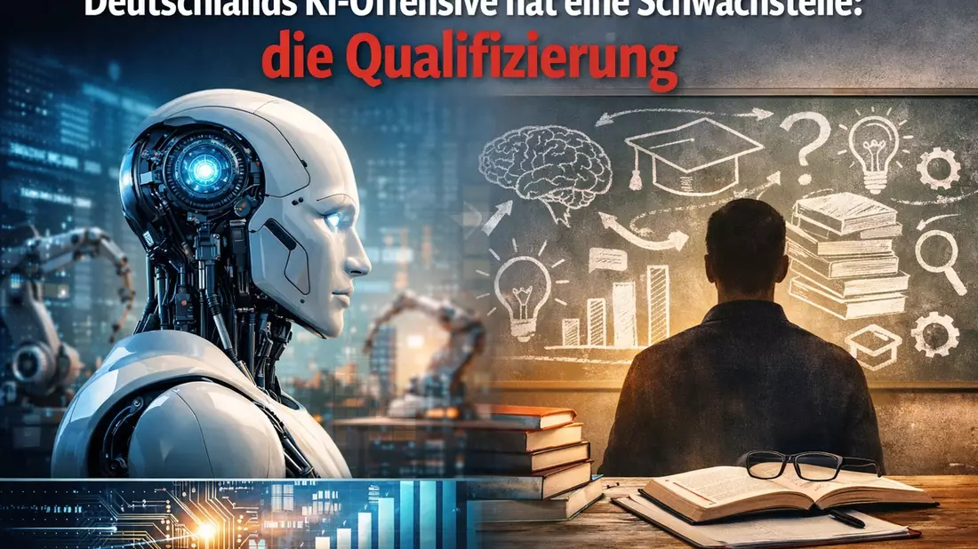 Deutschland investiert zu wenig in KI-Kompetenz: Neue Studie fordert industrielle Qualifzierungsoffensive / Allianz der Chancen sieht strukturelle Defizite bei KI-Weiterbildung - Bild: presseportal.de