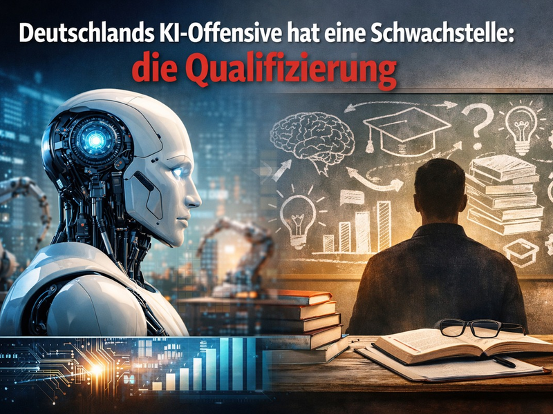 Deutschland investiert zu wenig in KI-Kompetenz: Neue Studie fordert industrielle Qualifzierungsoffensive / Allianz der Chancen sieht strukturelle Defizite bei KI-Weiterbildung - Foto: presseportal.de