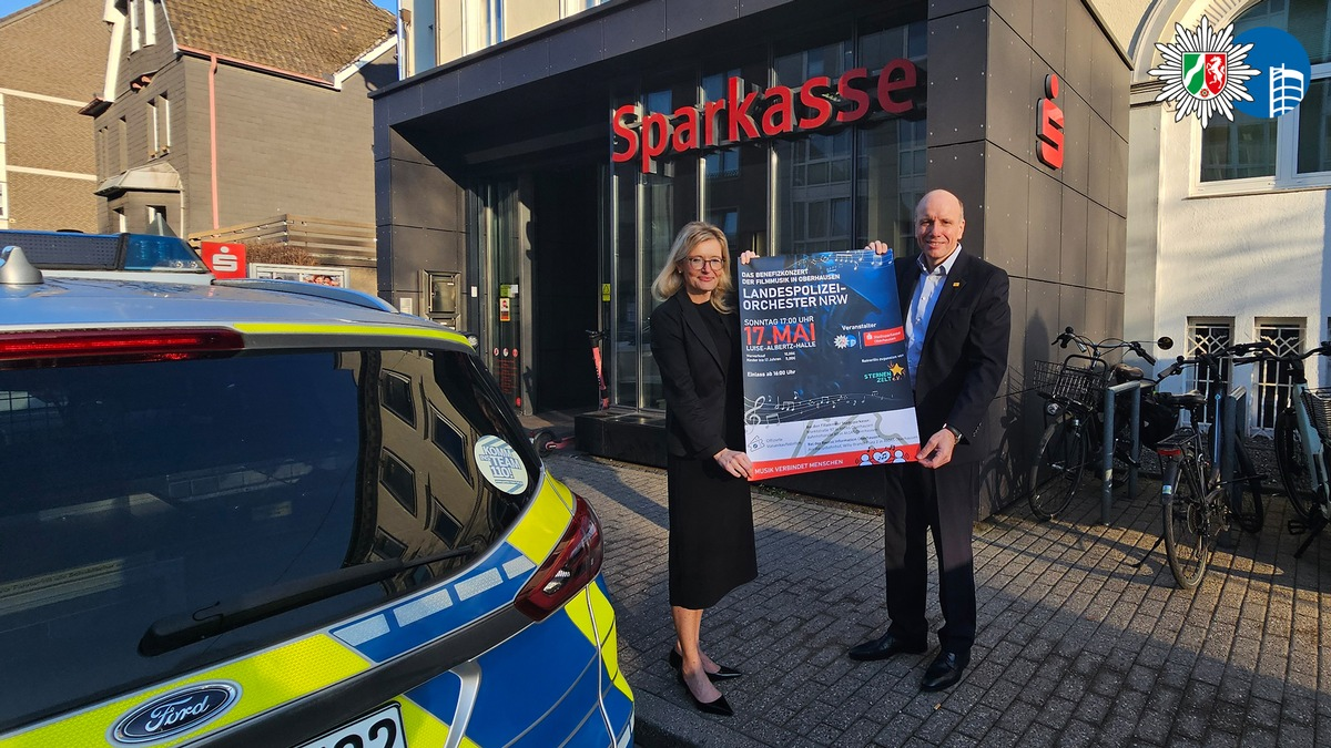 POL-OB: Landespolizeiorchester NRW feiert Premiere in Oberhausen - Benefizkonzert für den guten Zweck - Foto: presseportal.de