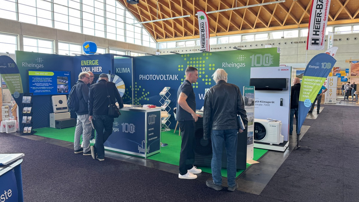 Rheingas präsentiert innovative Energielösungen auf Bauen & Sanieren - Eigenheim 2026 / 13.03. - 15.03.2026 in Rostock - Foto: presseportal.de