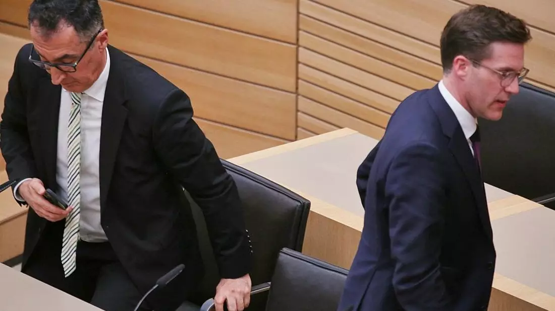 Cem Özdemir und Manuel Hagel am 08.03.2026 - Bild: via dts Nachrichtenagentur