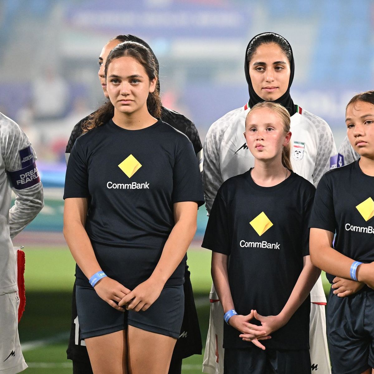 Während des ersten Spiels beim Asien Cup schwiegen die Iranerinnen bei der Nationalhymne. (Archivbild) - Foto: Dave Hunt/AAP/dpa