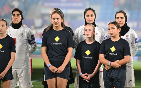 Während des ersten Spiels beim Asien Cup schwiegen die Iranerinnen bei der Nationalhymne. (Archivbild) - Foto: Dave Hunt/AAP/dpa